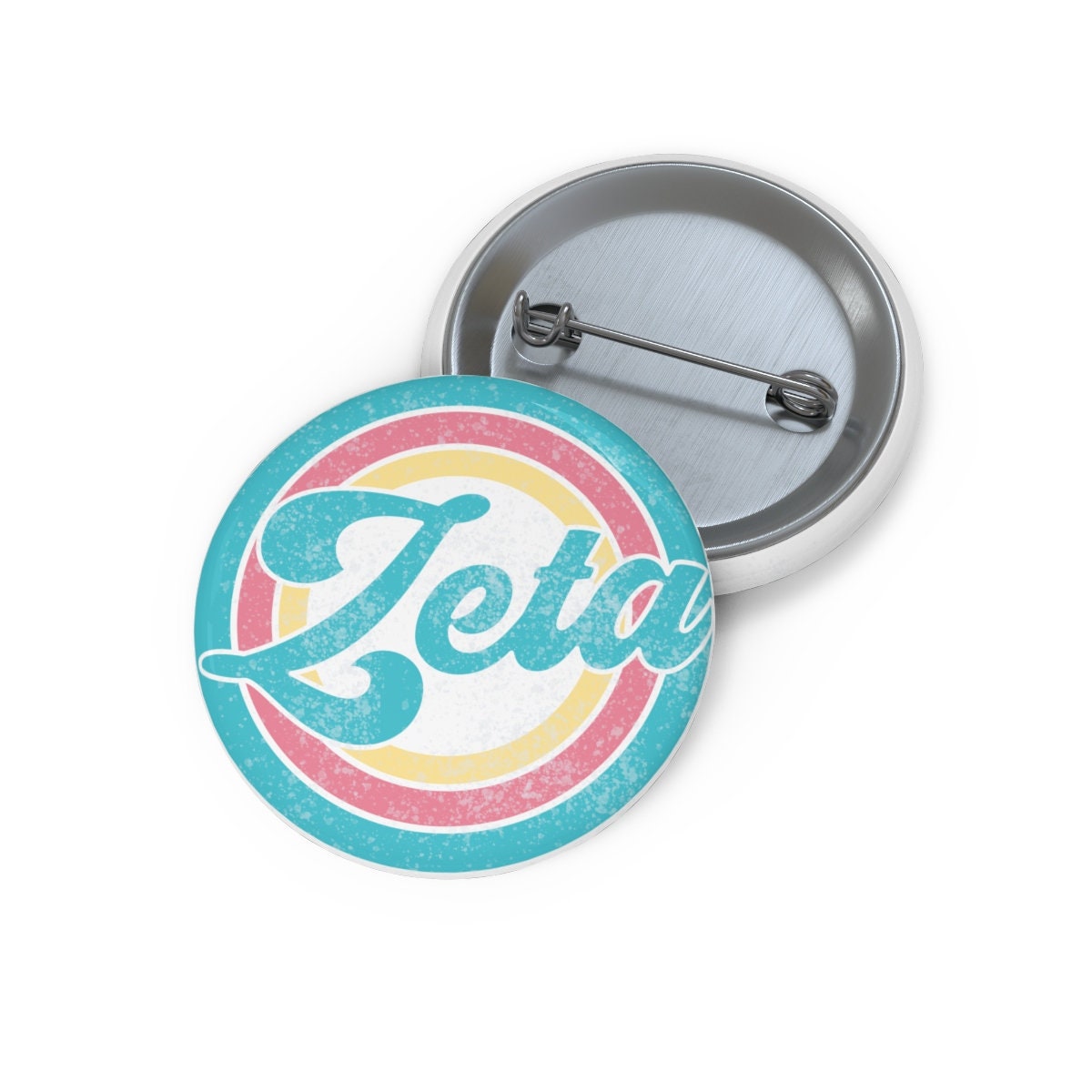 Zeta Tau Alpha Sorority Pin Buttons