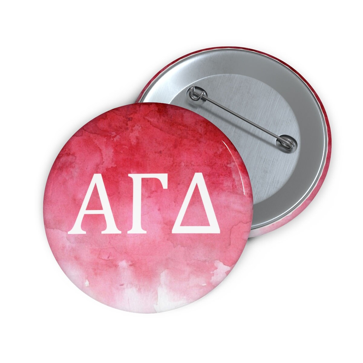 Alpha Gamma Delta Sorority Greek Letter Pin Buttons
