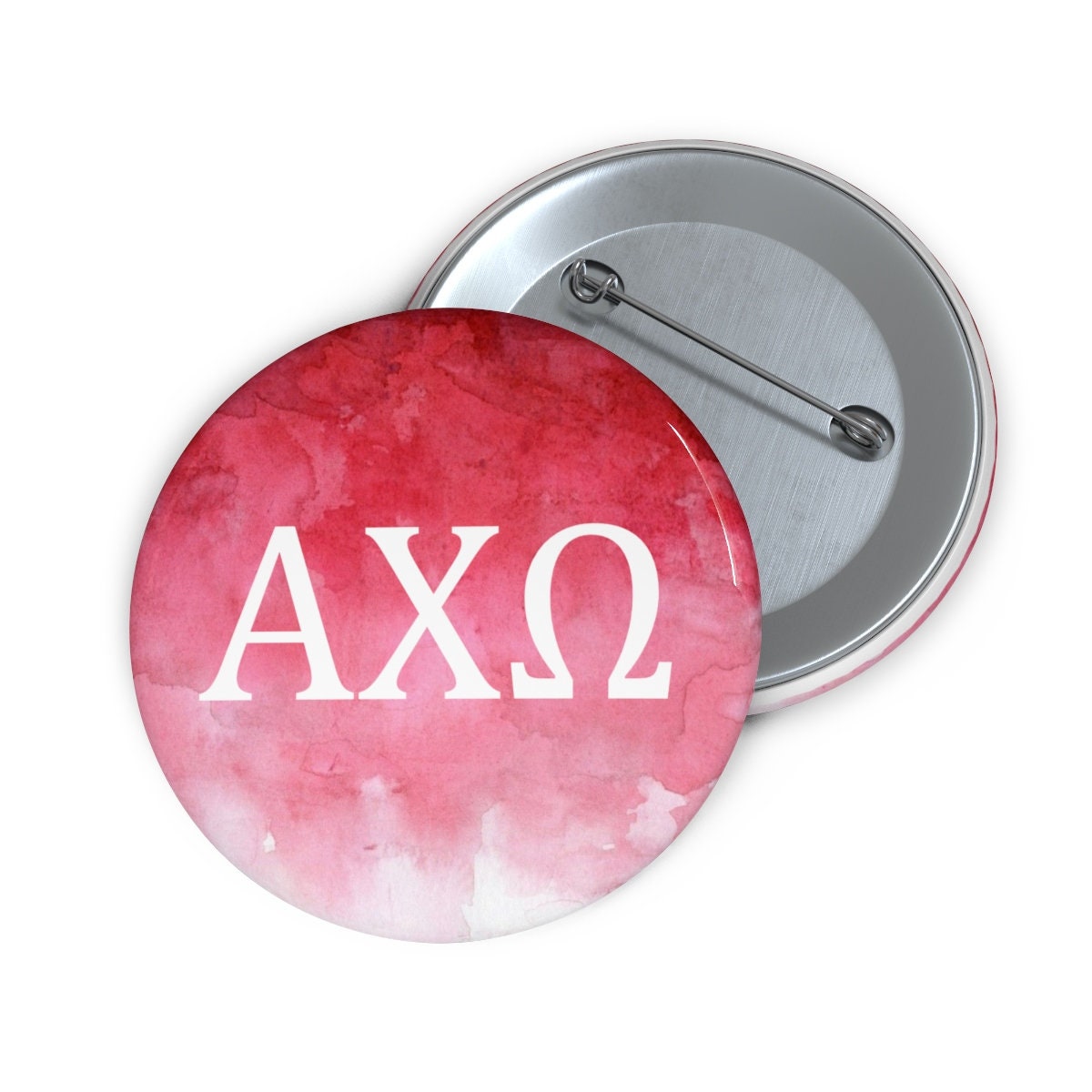 Alpha Chi Omega Sorority Greek Letter Pin Buttons, big little, bid day basket, custom gift, sorority basket, axo, alpha chi, backpack button