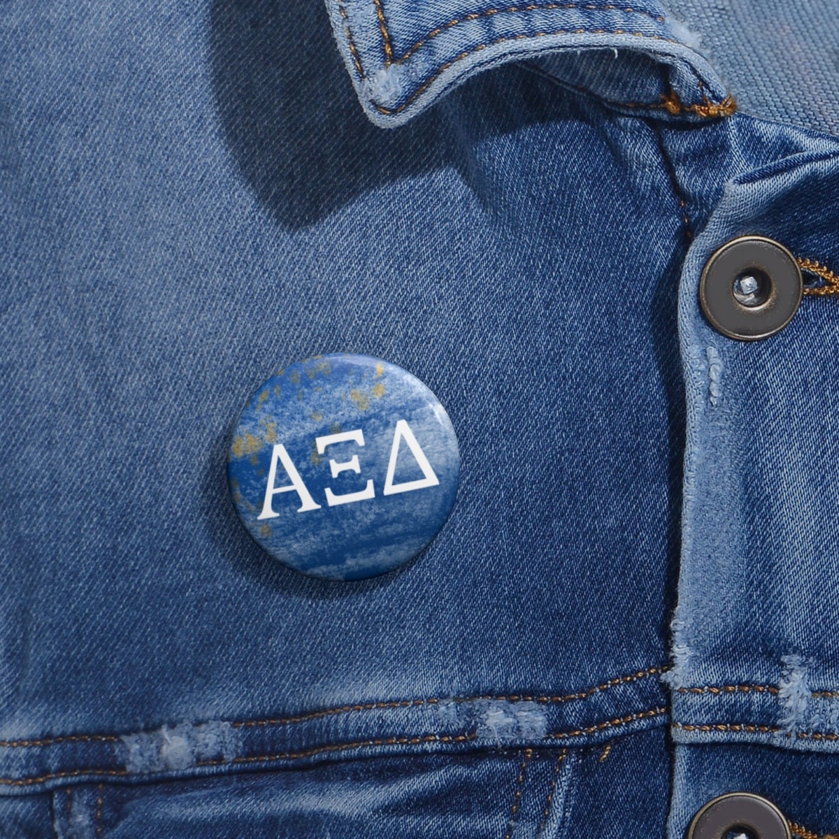 Alpha Xi Delta Sorority Greek Letter Pin Buttons