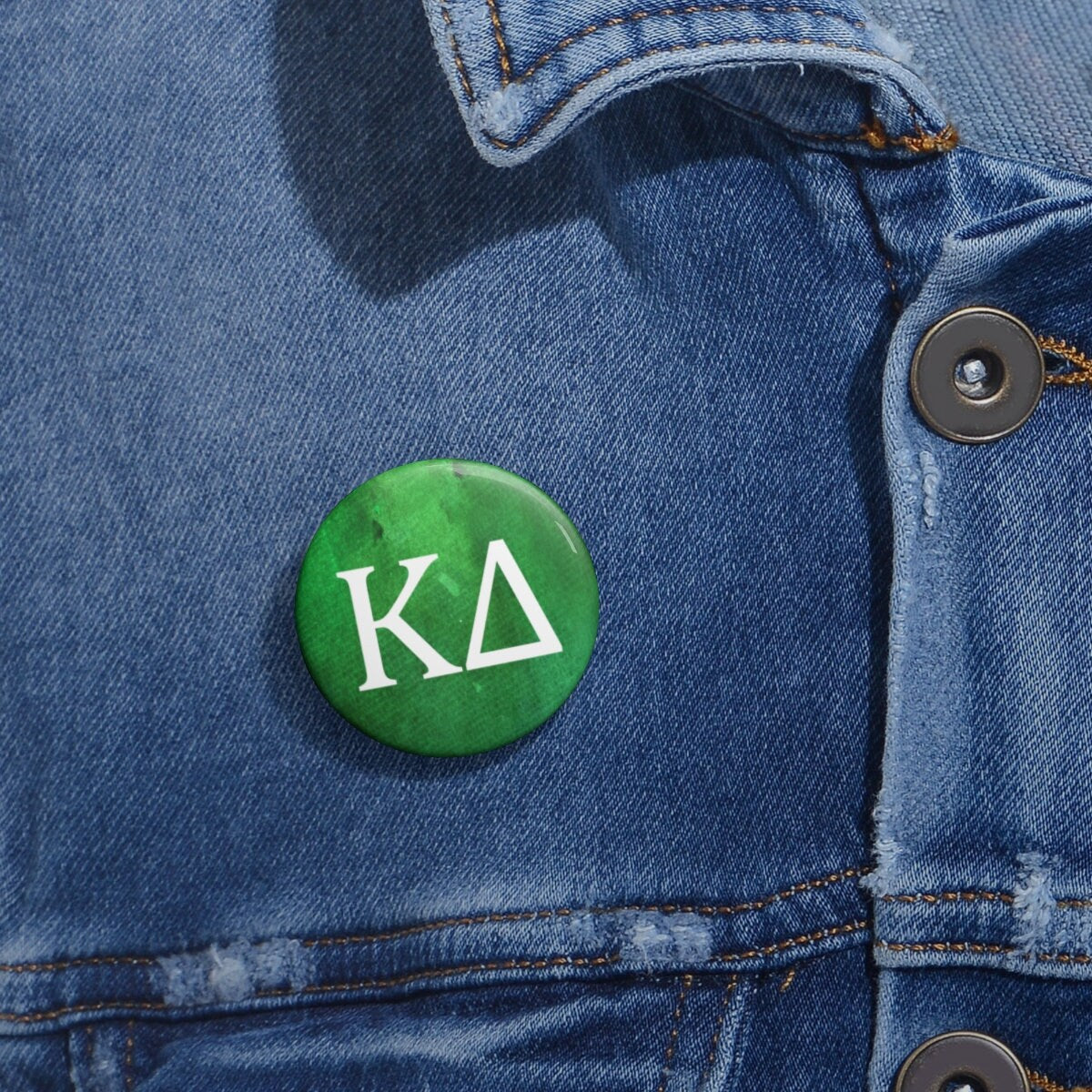 Kappa Delta Sorority Greek Letter Pin Buttons