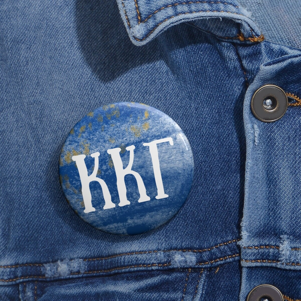 Kappa Kappa Gamma Sorority Greek Letter Pin Buttons