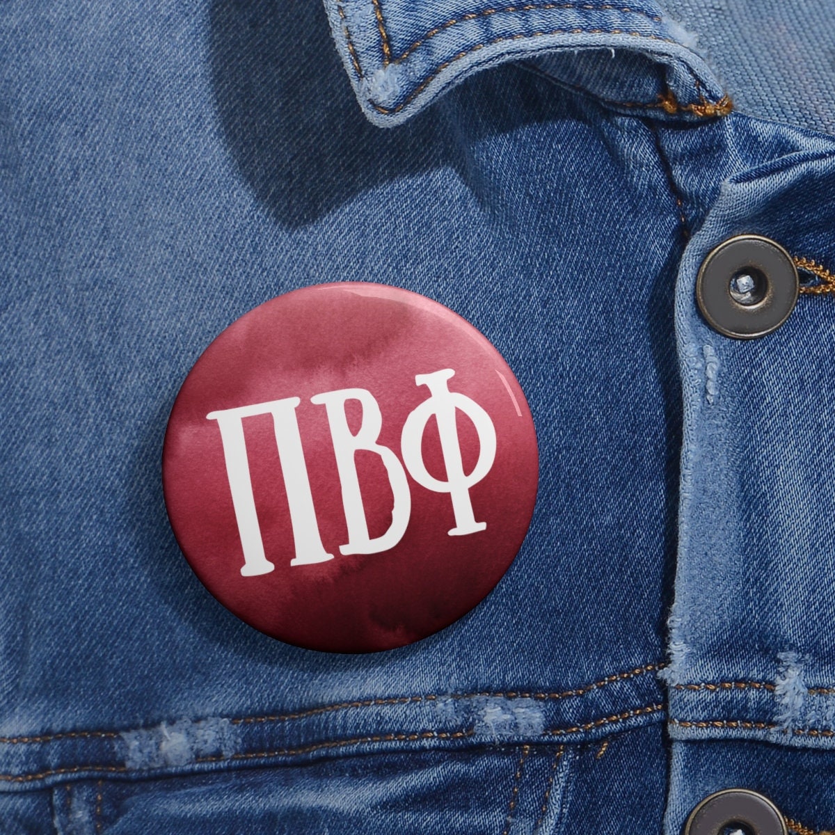 Pi Beta Phi Sorority Greek Letter Pin Buttons