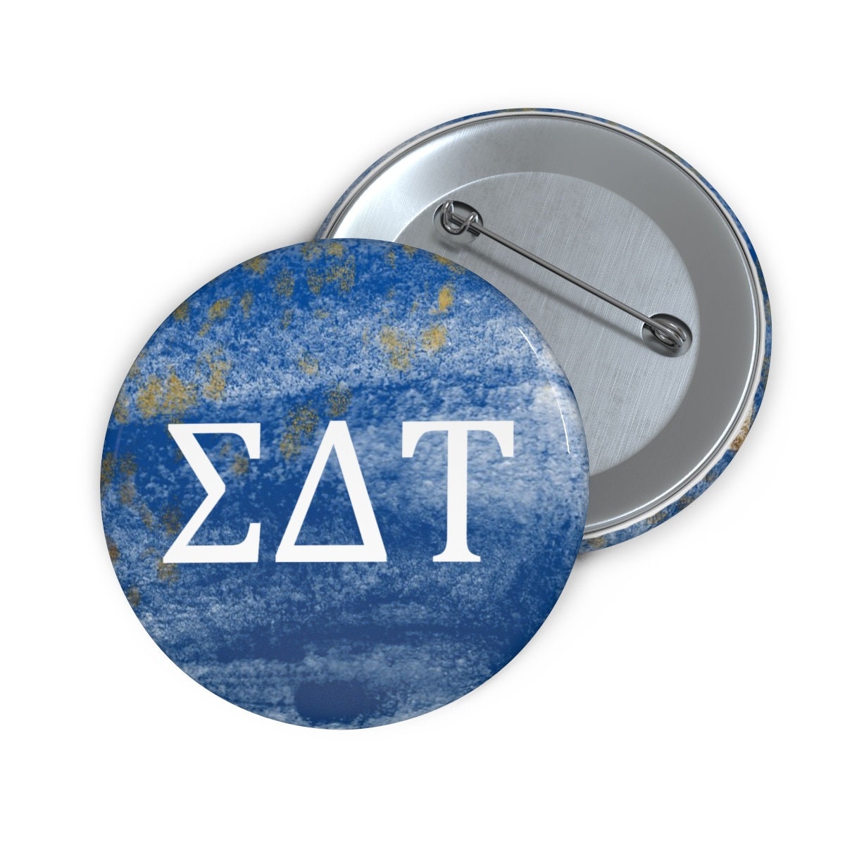 Sigma Delta Tau Sorority Greek Letter Pin Buttons