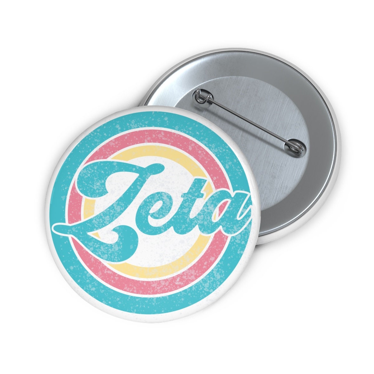 Zeta Tau Alpha Sorority Pin Buttons | Vintage Beach