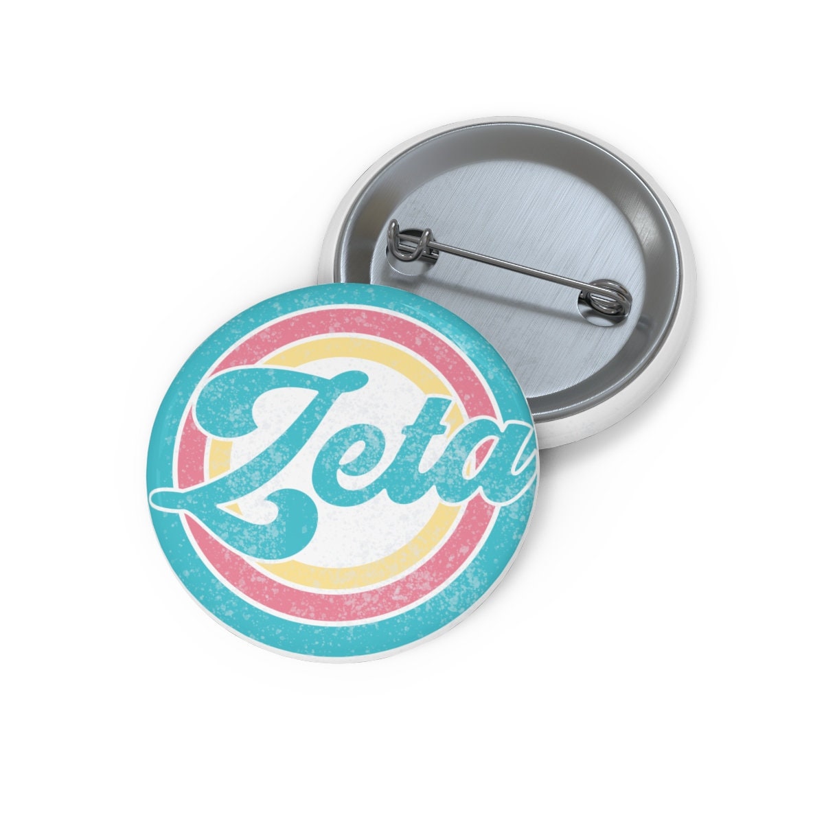 Zeta Tau Alpha Sorority Pin Buttons | Vintage Beach