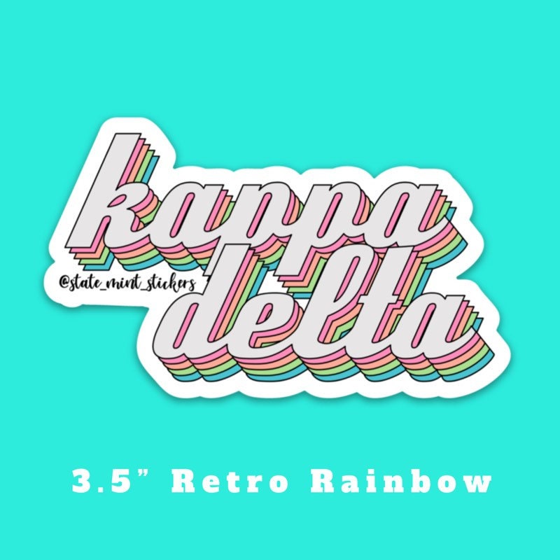 Kappa Delta Sorority Stickers Bulk Order | PERFECT for BID DAY! Group / Bulk / Chapter Wide Sticker Order