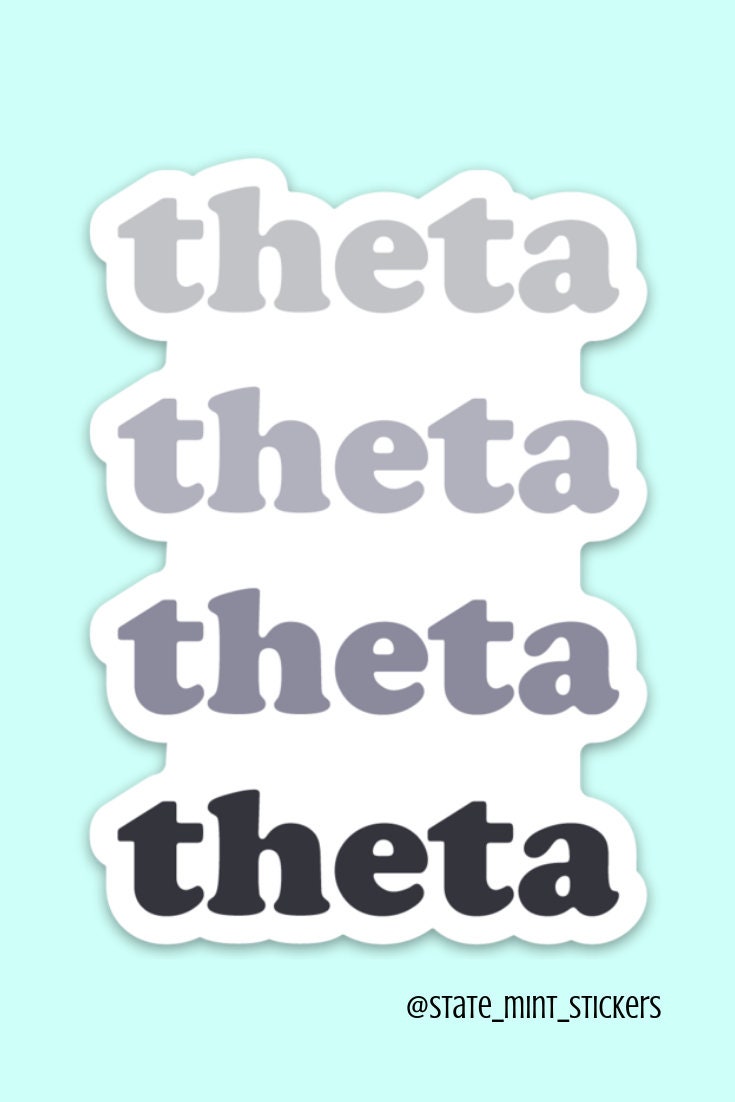 Kappa Alpha Theta Gradient Sticker / Decal | 3.5" Wide | Official Licensed Product
