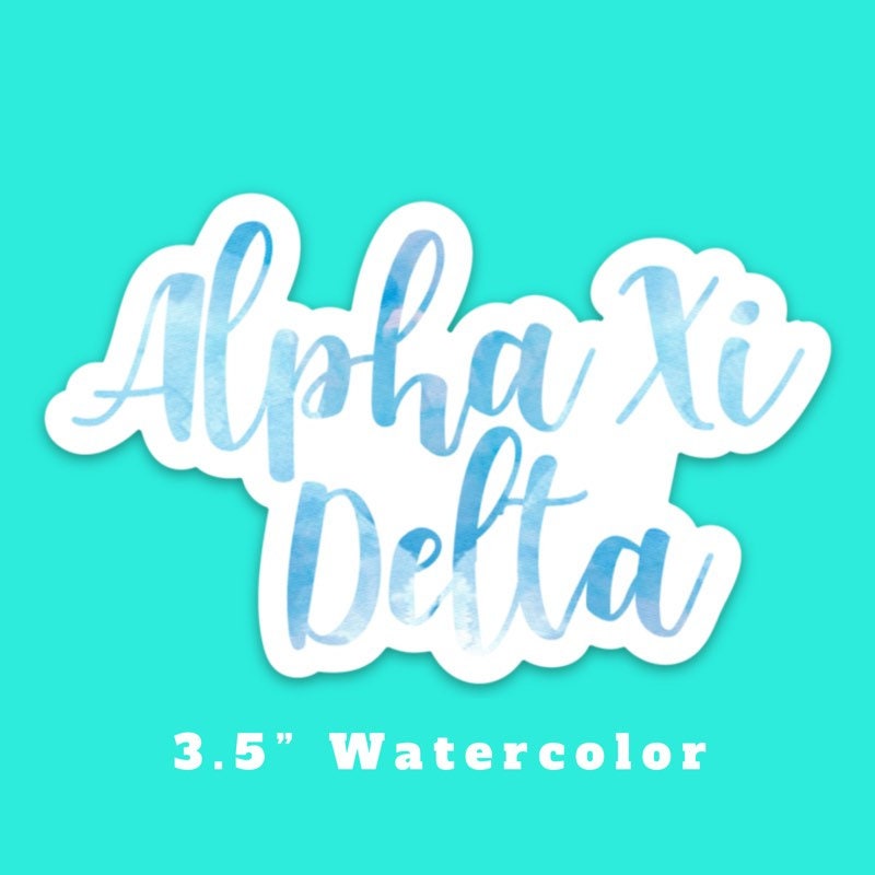 Alpha Xi Delta Sorority Stickers Bulk Order | PERFECT for BID DAY! Group / Bulk / Chapter Wide Sticker Order