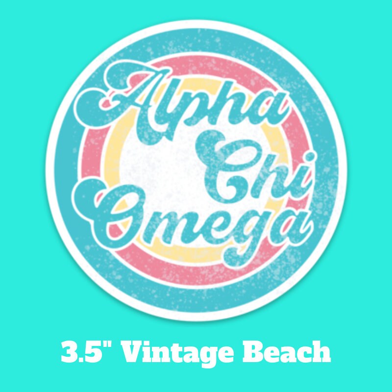 Alpha Chi Omega Sorority Stickers Bulk Order | PERFECT for BID DAY! Group / Bulk / Chapter Wide Sticker Order
