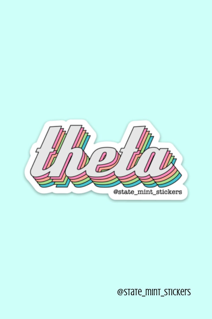 Kappa Alpha Theta Sorority Stickers Bulk Order | PERFECT for BID DAY! Group / Bulk / Chapter Wide Sticker Order