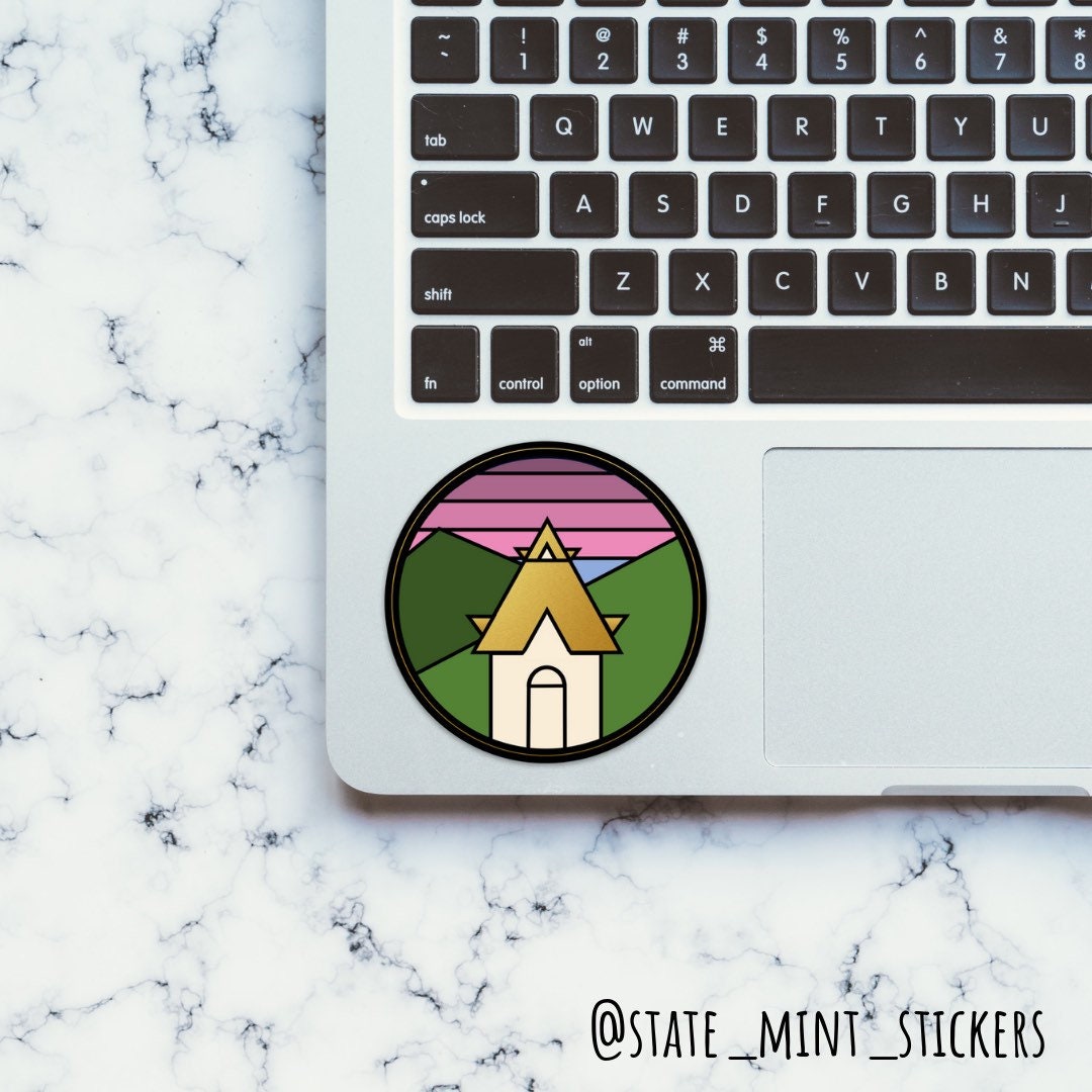 Dahlonega Circle Sticker / Decal | Price Memorial Steeple at the North Georgia, university college sticker decal, car, laptop, computer