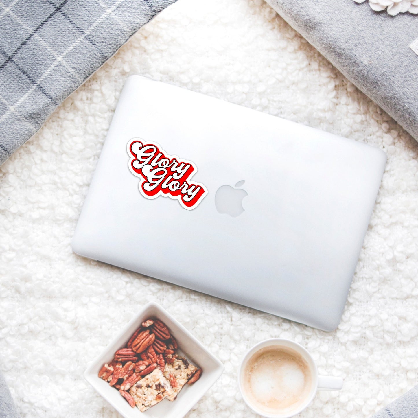 Glory Glory to Ole Georgia | Student / Alumni / Graduate Sticker / Decal | Perfect for Car, Laptop, Cooler, Water Bottle, Flask Grad