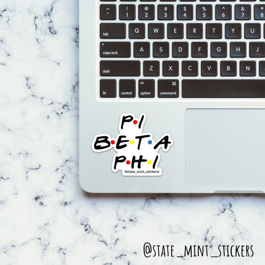 Pi Beta Phi "Pi Phi" Sorority Friends Sticker / Decal | 3.5" Wide
