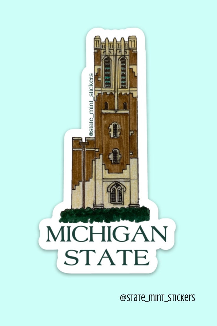RESERVED LISTING | Michigan State University Belmont Tower Stickers