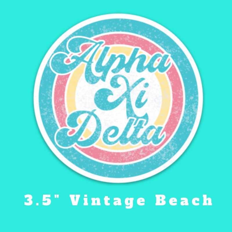 Alpha Xi Delta Sorority Stickers Bulk Order | PERFECT for BID DAY! Group / Bulk / Chapter Wide Sticker Order