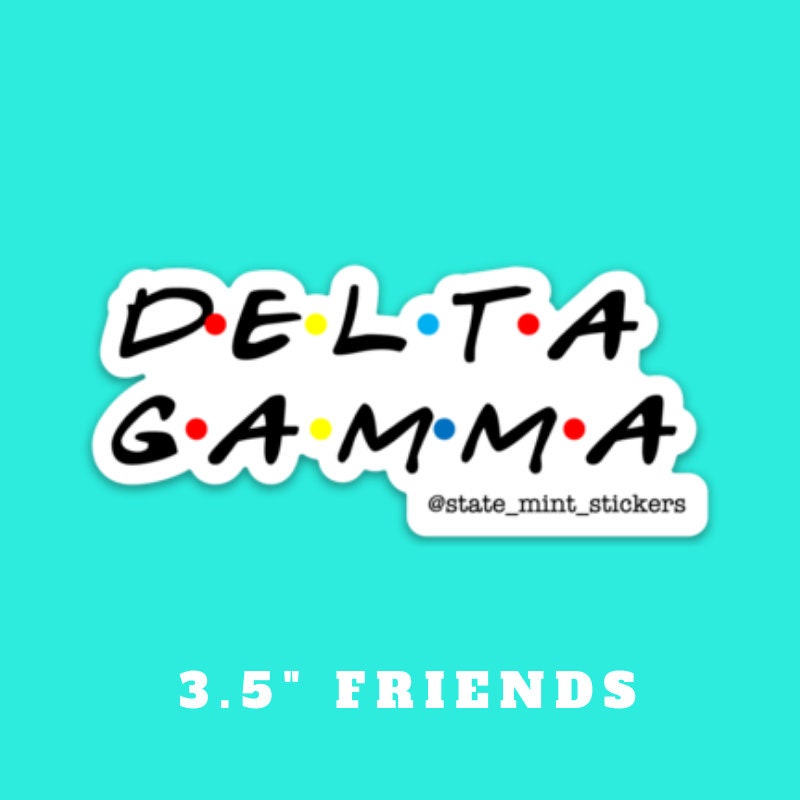Delta Gamma Sorority Stickers Bulk Order | PERFECT for BID DAY! Group / Bulk / Chapter Wide Sticker Order