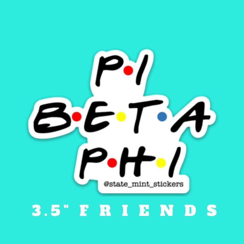 PERFECT for BID DAY! | Group / Bulk / Chapter Wide Order of Stickers for Pi Beta Phi