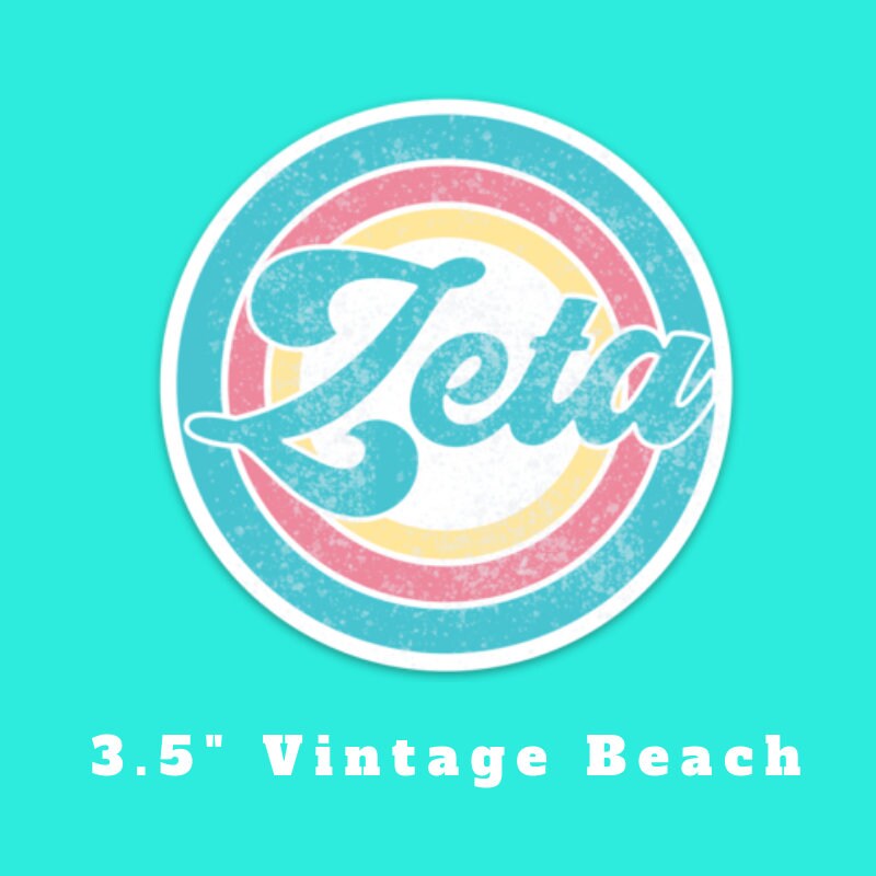 Zeta Tau Alpha Sorority Stickers Bulk Order | PERFECT for BID DAY! Group / Bulk / Chapter Wide Sticker Order