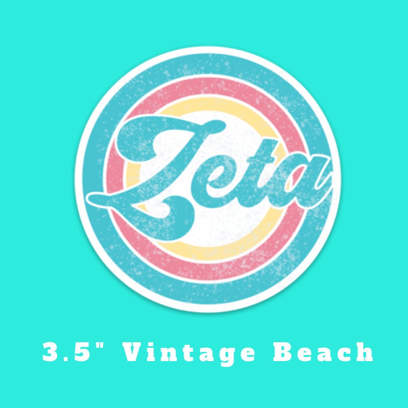 Zeta Tau Alpha Sorority Stickers Bulk Order | PERFECT for BID DAY! Group / Bulk / Chapter Wide Sticker Order