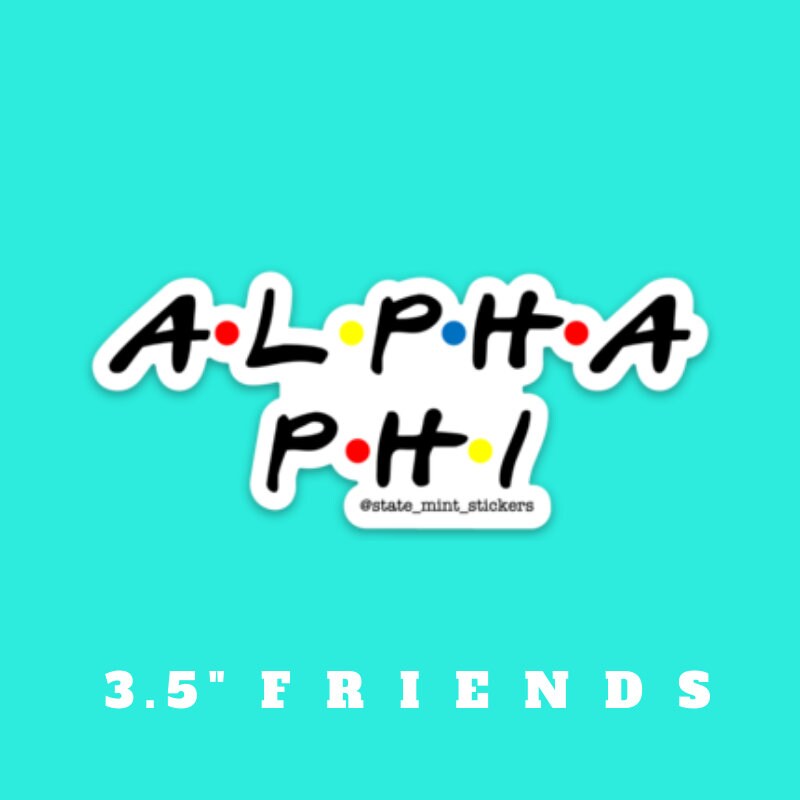 Alpha Phi Sorority Stickers Bulk Order | PERFECT for BID DAY! Group / Bulk / Chapter Wide Sticker Order