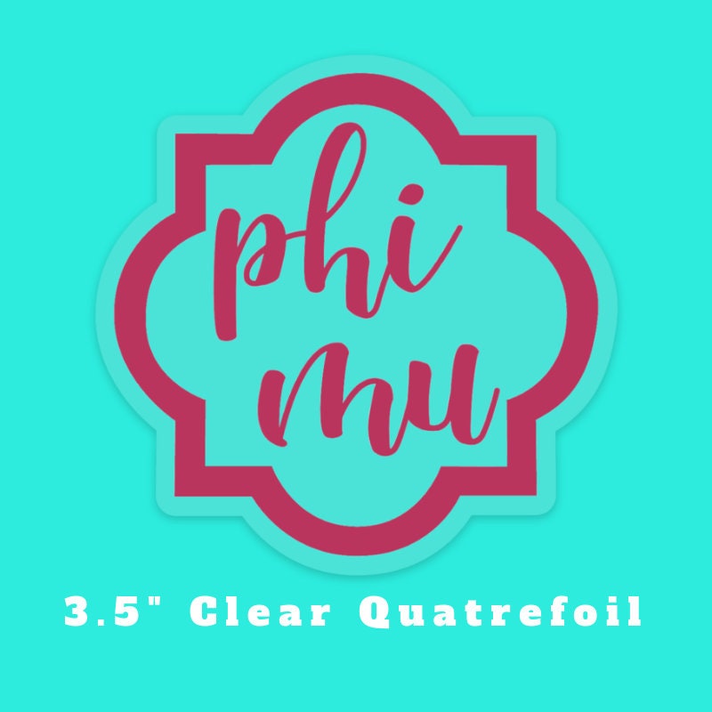 Phi Mu Sorority Stickers Bulk Order | PERFECT for BID DAY! Group / Bulk / Chapter Wide Sticker Order
