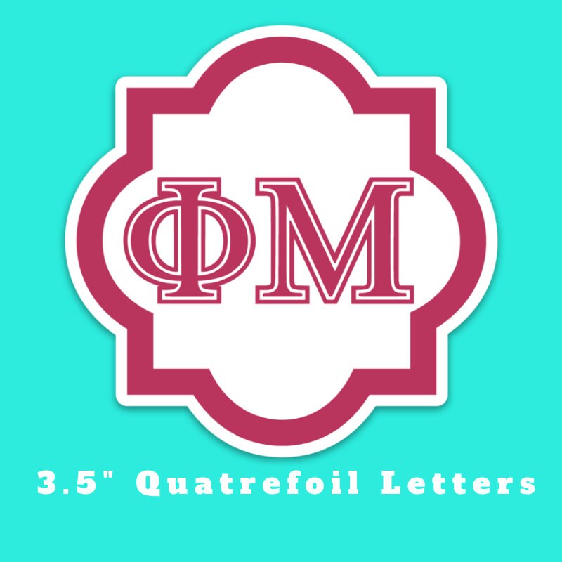 Phi Mu Sorority Stickers Bulk Order | PERFECT for BID DAY! Group / Bulk / Chapter Wide Sticker Order