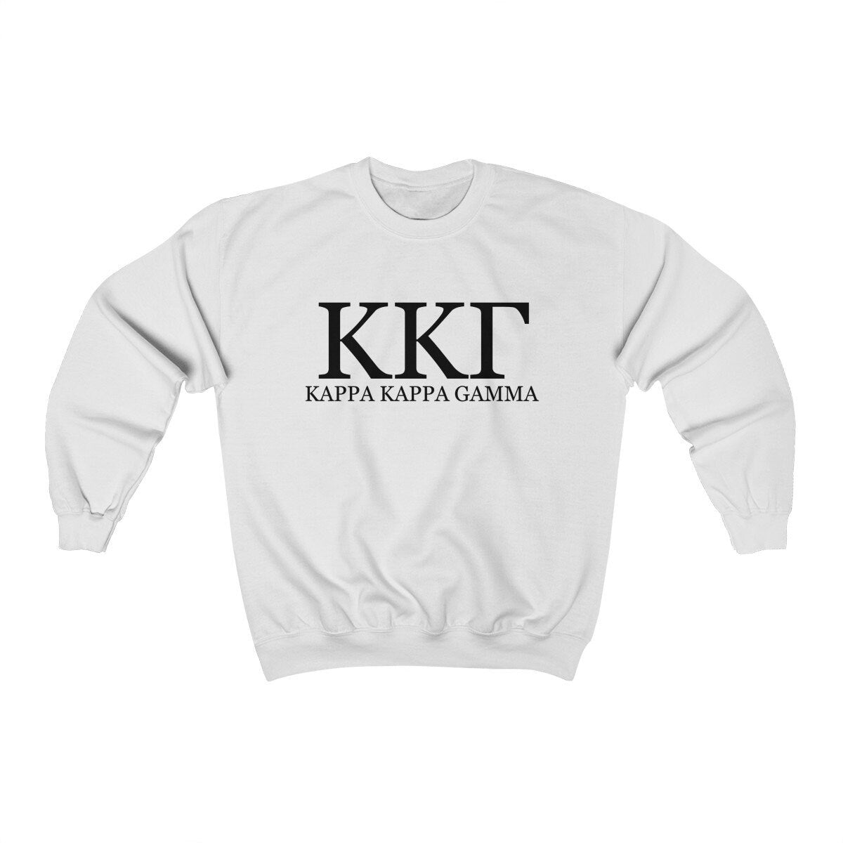 Kappa Kappa Gamma Sweatshirt |  Sorority | Glidan 18000 Unisex Crewneck Sweatshirt | Greek Letters, fleece inside, greek letters, big little