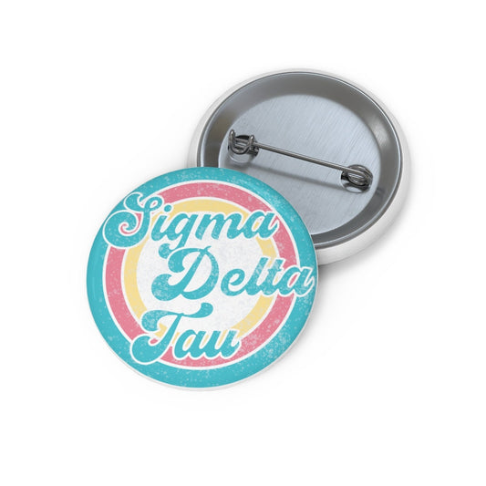 Sigma Delta Tau Pin Buttons