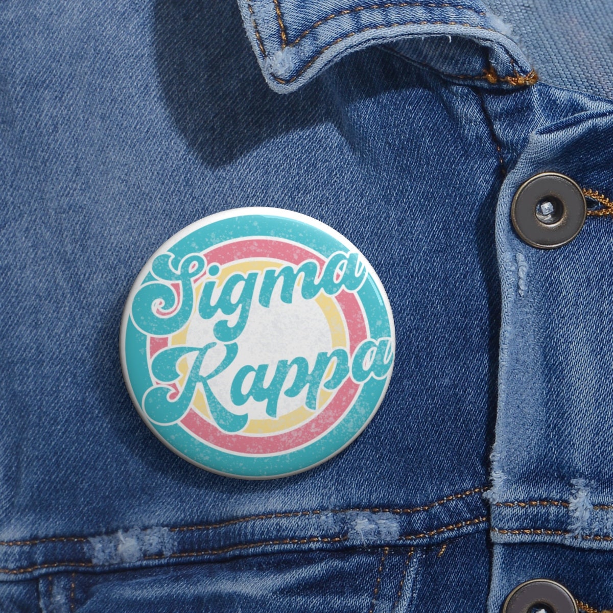 Sigma Kappa Sorority Pin Buttons