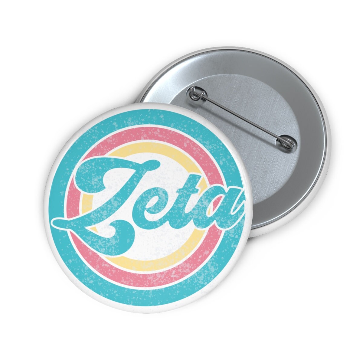 Zeta Tau Alpha Sorority Pin Buttons