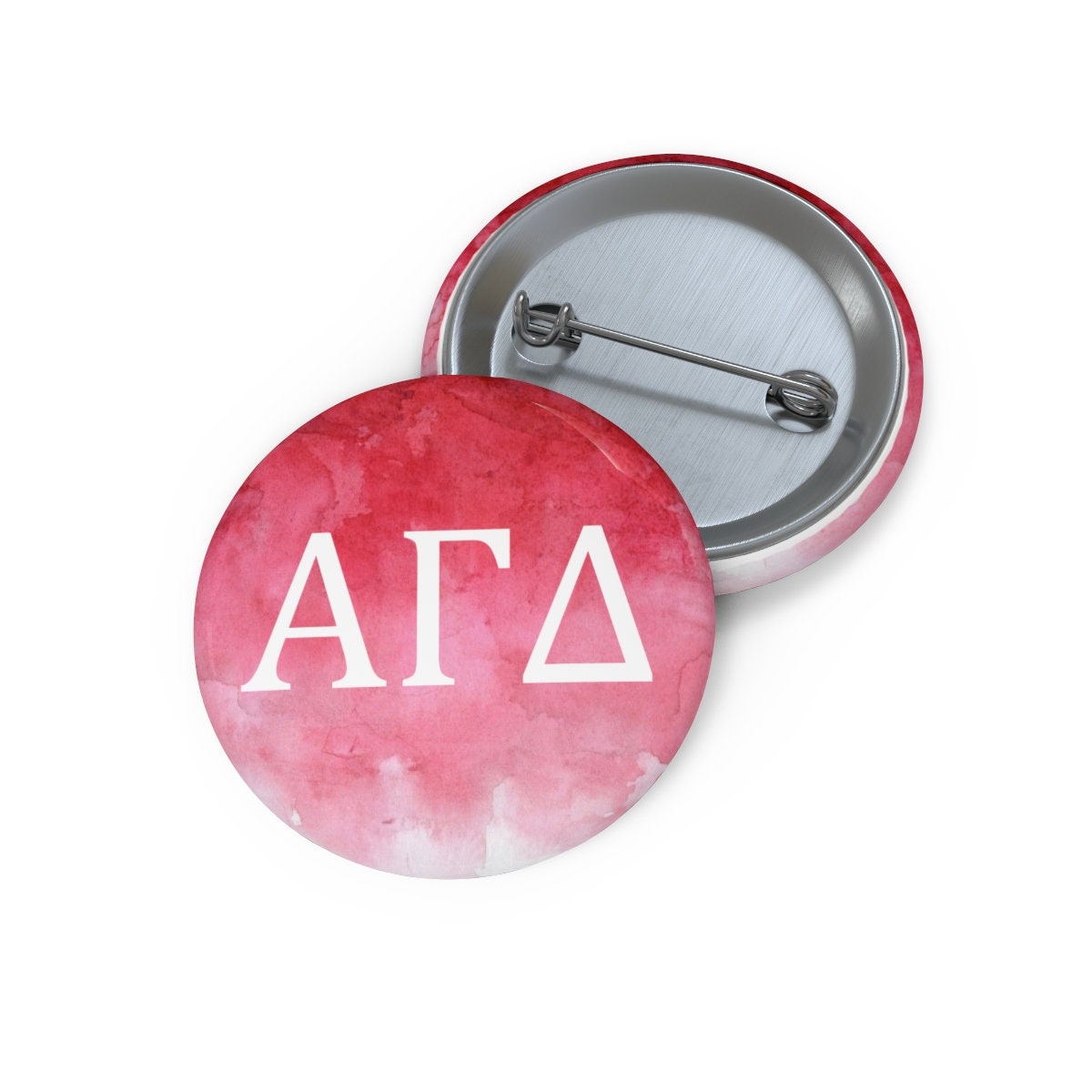 Alpha Gamma Delta Sorority Greek Letter Pin Buttons