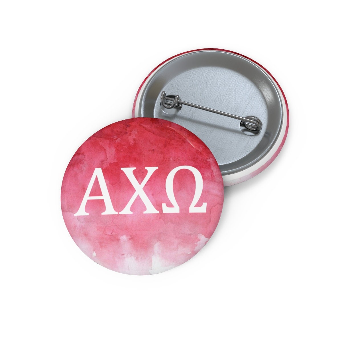 Alpha Chi Omega Sorority Greek Letter Pin Buttons, big little, bid day basket, custom gift, sorority basket, axo, alpha chi, backpack button