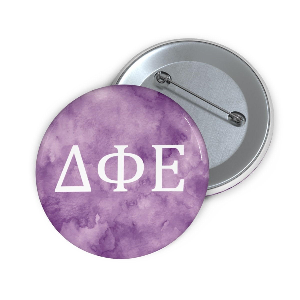 Delta Phi Epsilon Sorority Greek Letter Pin Buttons