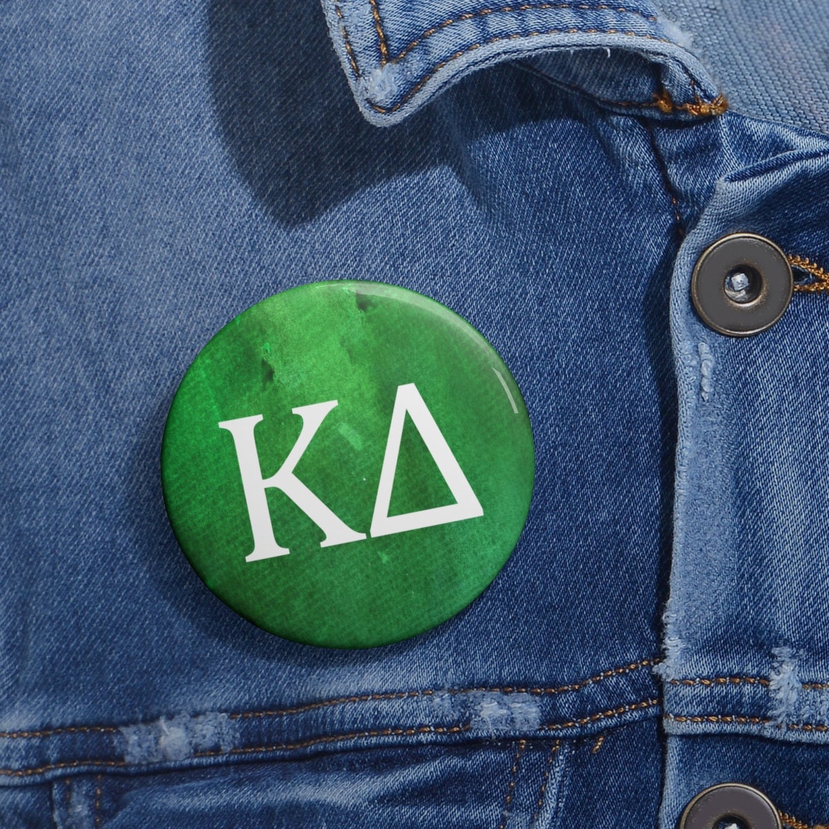 Kappa Delta Sorority Greek Letter Pin Buttons