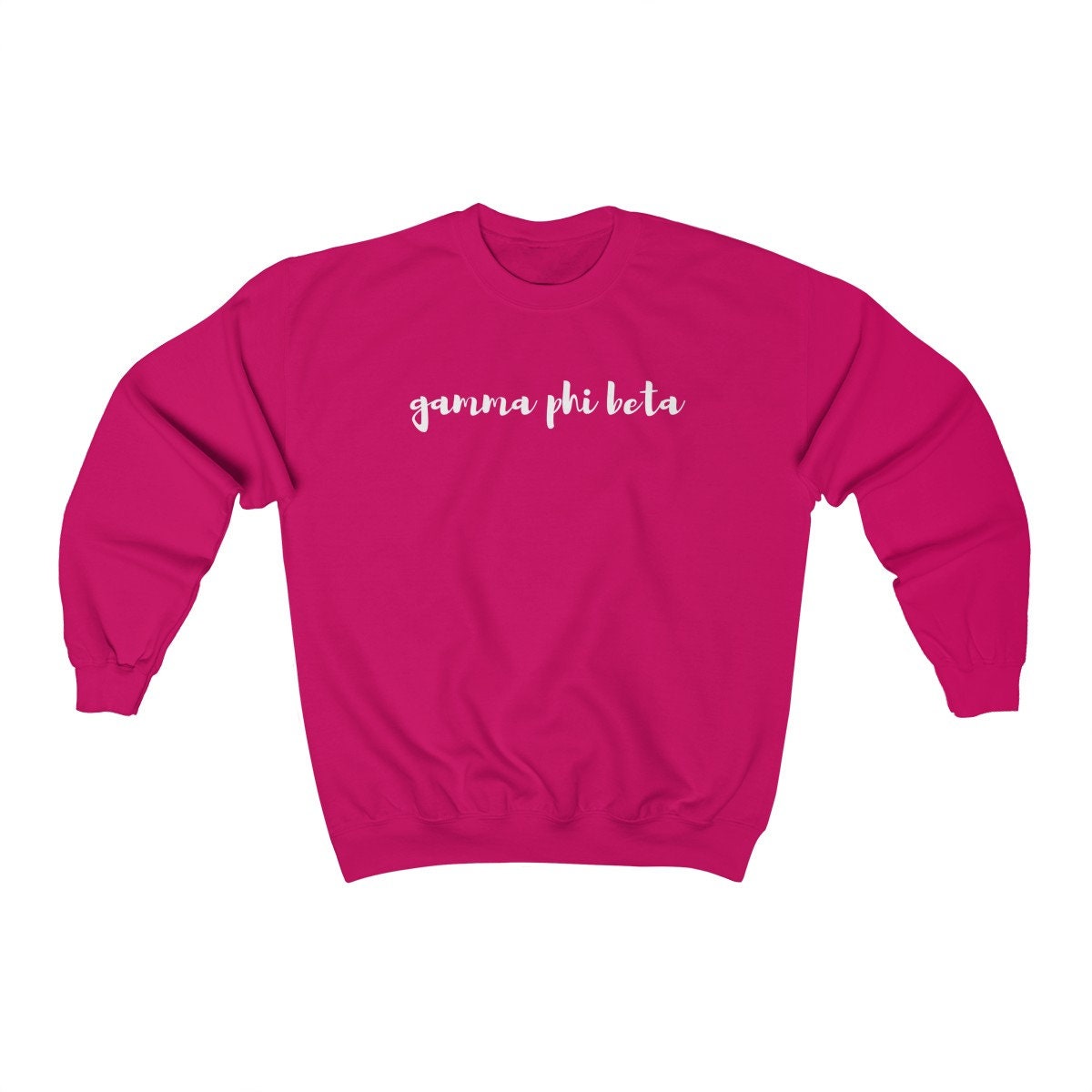 Gamma Phi Beta Sweatshirt | GPhiB Sorority | Gildan Unisex Crewneck Sweatshirt w/ Fleece Inside