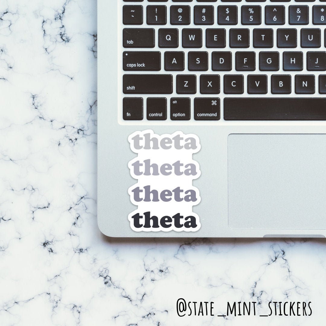 Kappa Alpha Theta Gradient Sticker / Decal | 3.5" Wide | Official Licensed Product