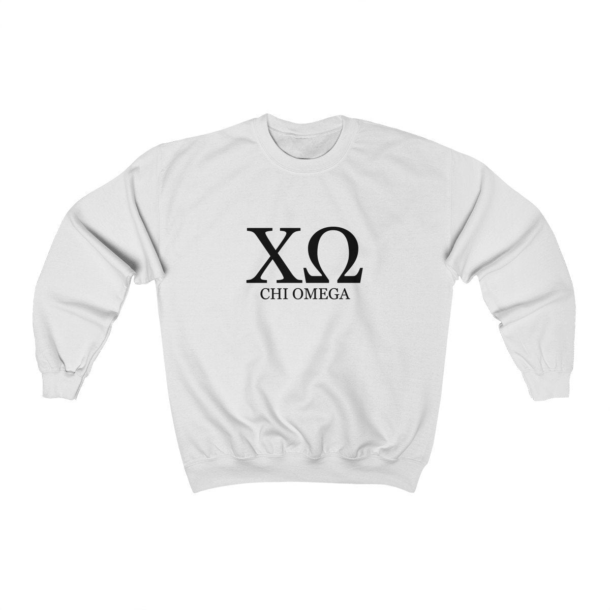 Chi Omega Sweatshirt | Chi Omega Sorority | Glidan Unisex Crewneck Sweatshirt | Greek Letters