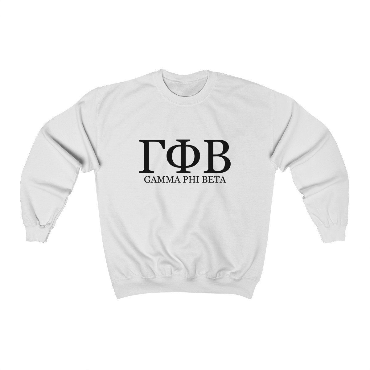Gamma Phi Beta Sweatshirt | GPhiB Sorority | Glidan m Unisex Crewneck Sweatshirt | Greek Letters