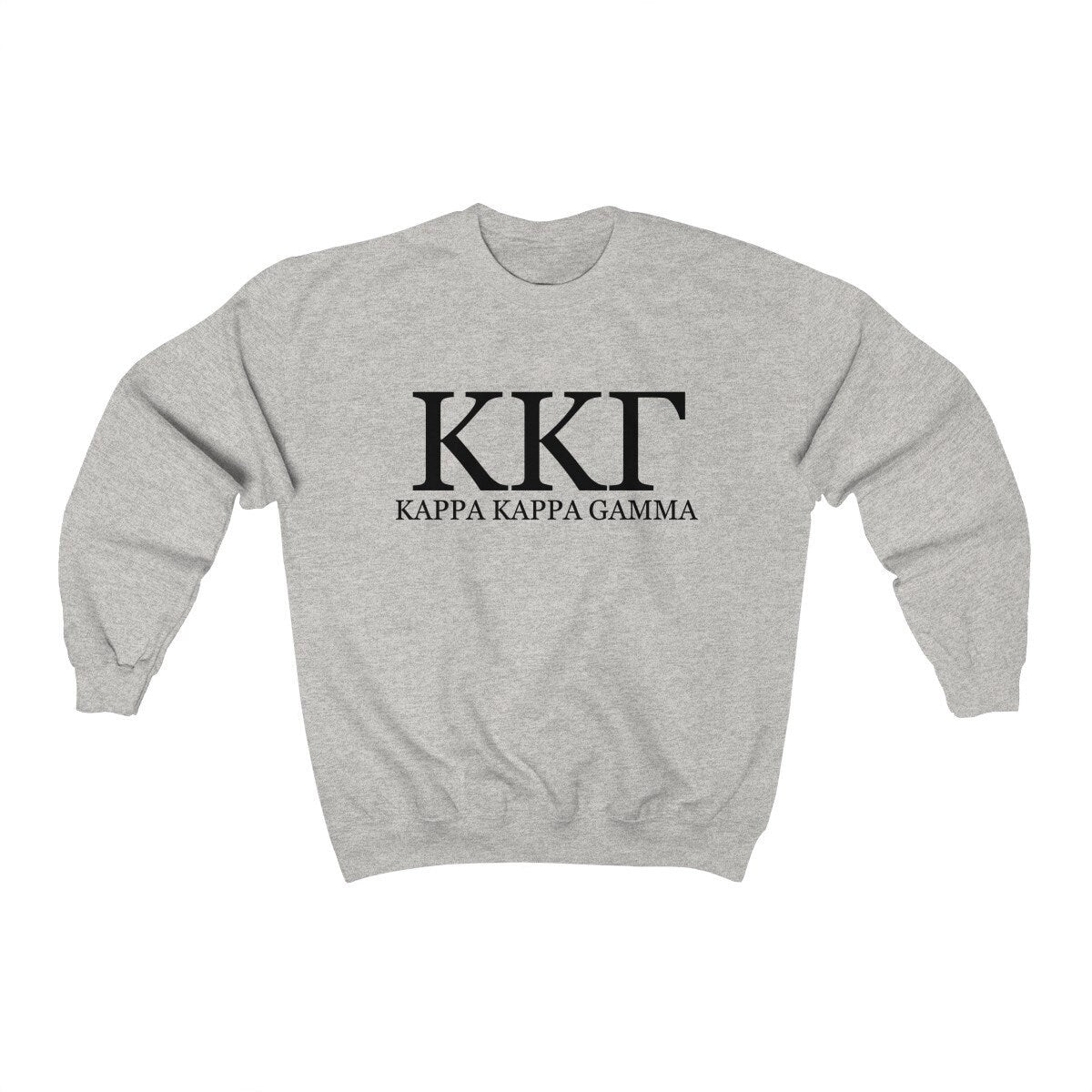 Kappa Kappa Gamma Sweatshirt |  Sorority | Glidan 18000 Unisex Crewneck Sweatshirt | Greek Letters, fleece inside, greek letters, big little