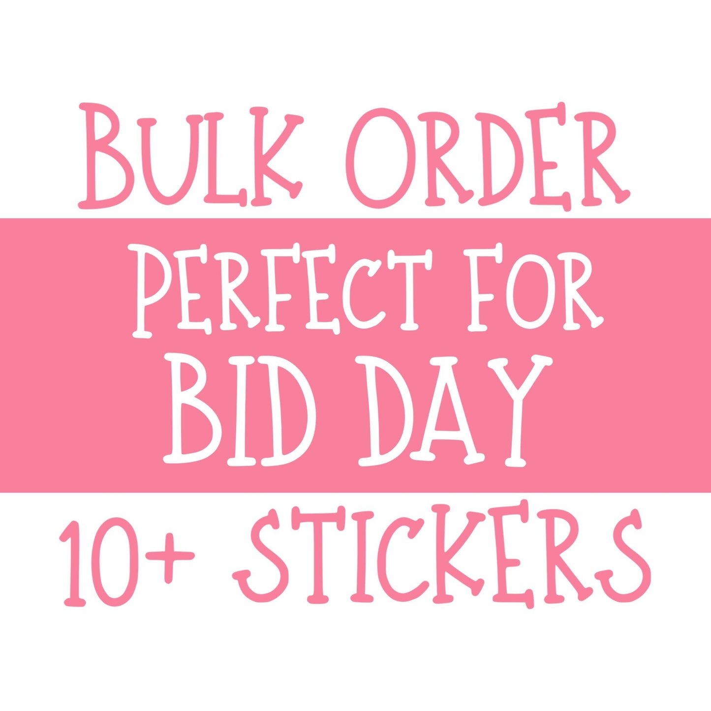 Delta Gamma Sorority Stickers Bulk Order | PERFECT for BID DAY! Group / Bulk / Chapter Wide Sticker Order