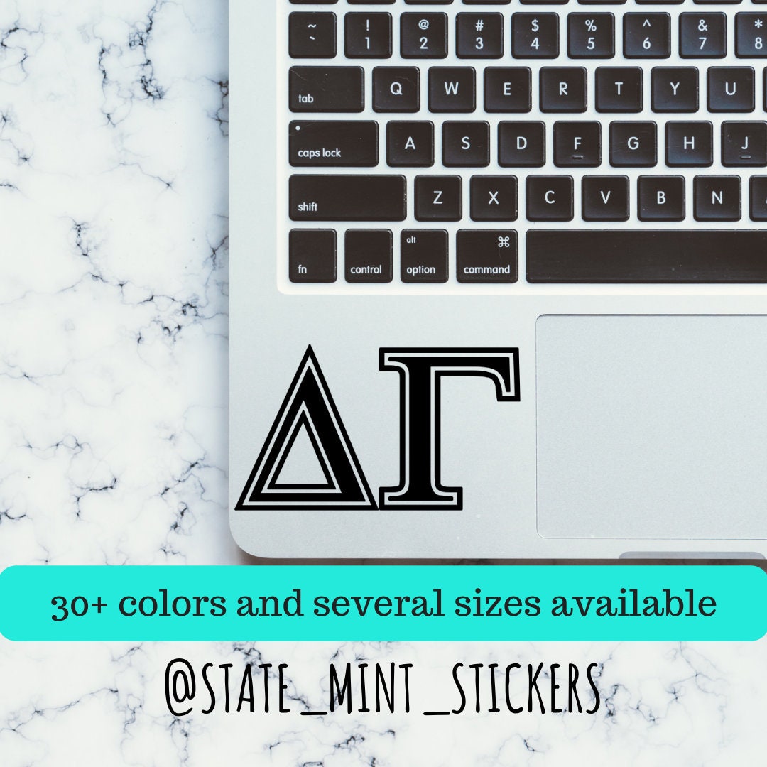 Delta Gamma Sorority Vinyl Transfer Decal / Sticker | Waterproof for Car, Laptop, Water Bottle, Cooler