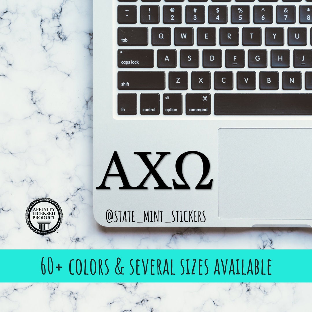 Alpha Chi Omega Sorority Vinyl Transfer Decal / Sticker | Waterproof for Car, Laptop, Water Bottle, Cooler
