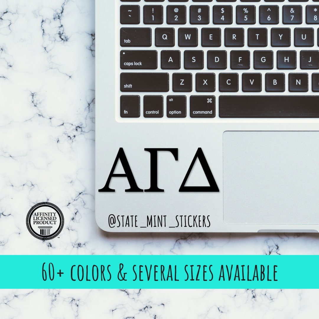 Alpha Gamma Delta Sorority Vinyl Transfer Decal / Sticker | Waterproof for Car, Laptop, Water Bottle, Cooler
