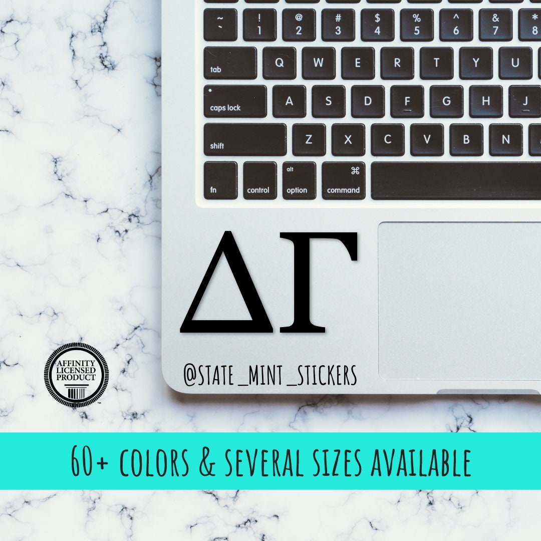 Delta Gamma Sorority Vinyl Transfer Decal / Sticker | Waterproof for Car, Laptop, Water Bottle, Cooler