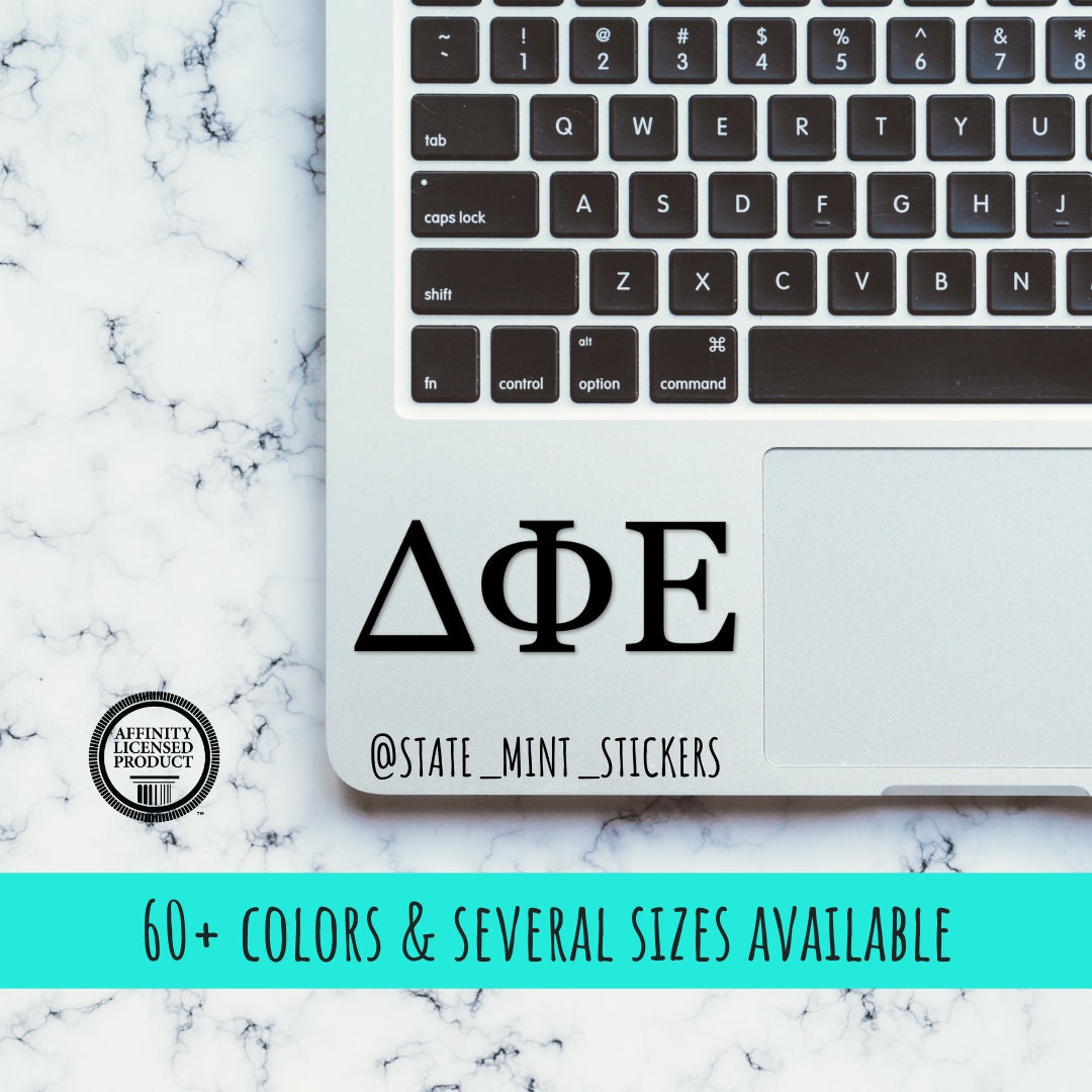 Delta Phi Epsilon Sorority Vinyl Transfer Decal / Sticker | Waterproof for Car, Laptop, Water Bottle, Cooler