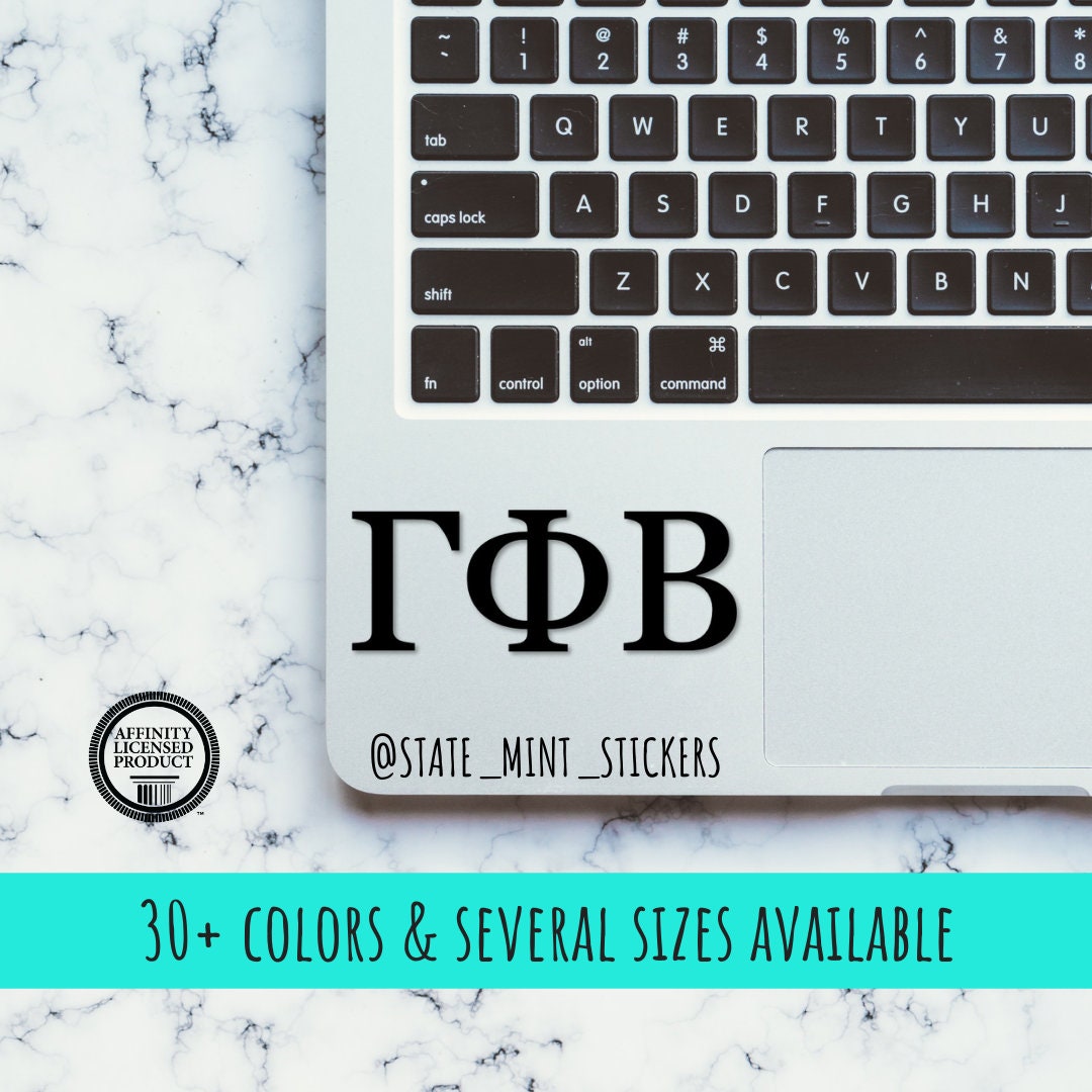 Gamma Phi Beta Sorority Vinyl Transfer Decal / Sticker | Waterproof for Car, Laptop, Water Bottle, Cooler