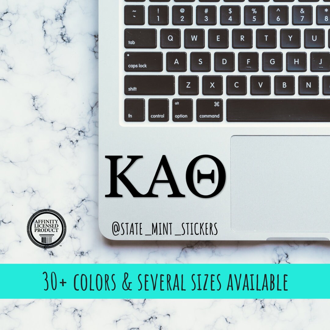 Kappa Alpha Theta Sorority Vinyl Transfer Decal / Sticker | Waterproof for Car, Laptop, Water Bottle, Cooler