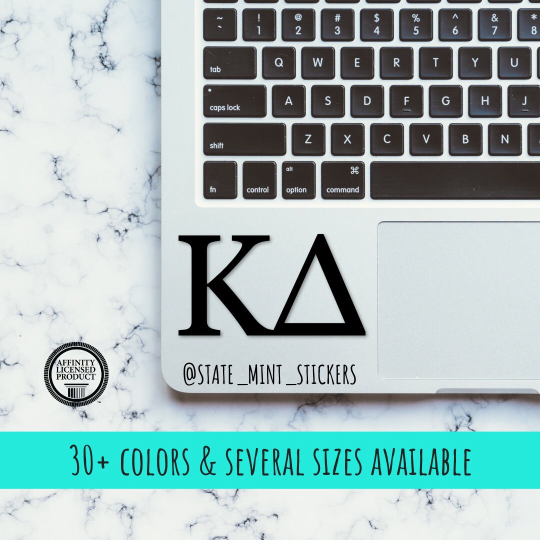 Kappa Delta Sorority Vinyl Transfer Decal / Sticker | Waterproof for Car, Laptop, Water Bottle, Cooler