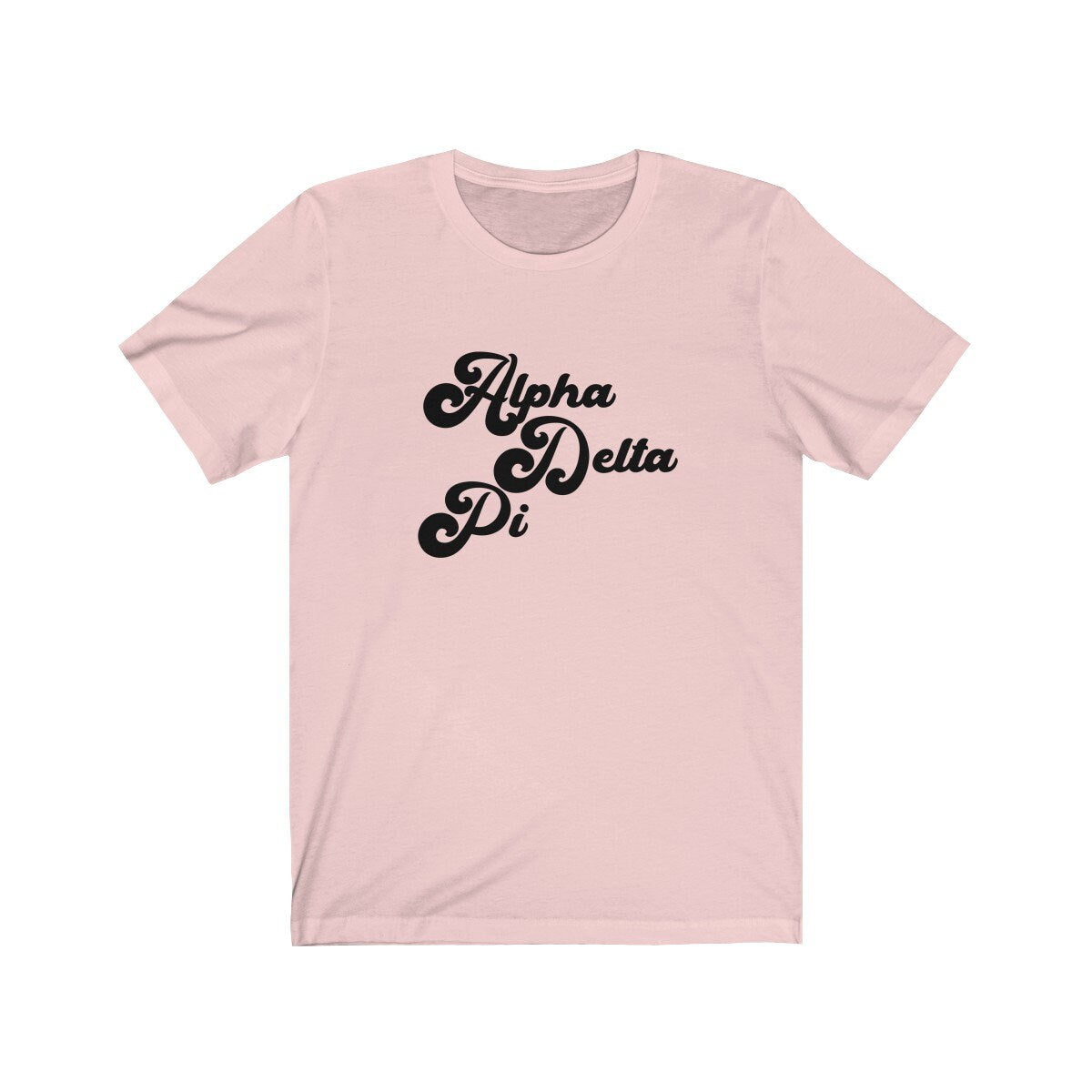 Alpha Delta Pi Vintage Tee | Bella + Canvas Unisex Jersey Short Sleeve Tee